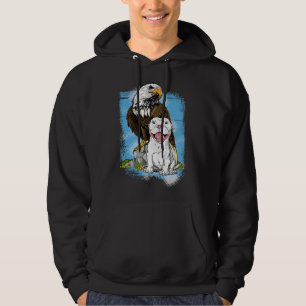 American Pit Bulls & Bald Eagle Hoodie
