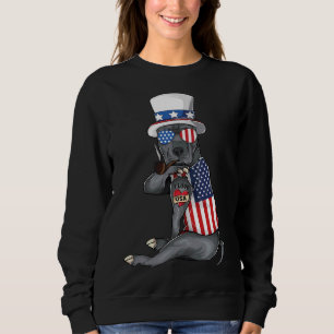 American Pitbull Dog Merica 4th Of July American S Sweatshirt