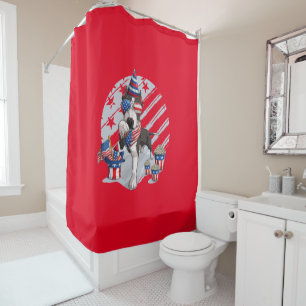 American Pitbull Shower Curtain