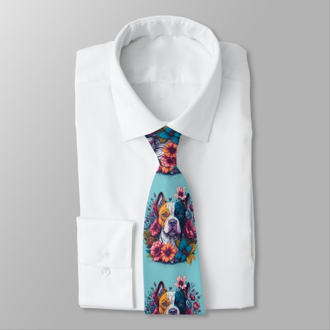 American pitbull tie (Tied)