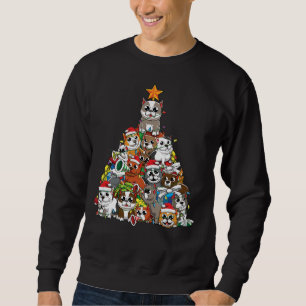 American Pits Bully Dog Breed Christmas Tree  Xmas Sweatshirt