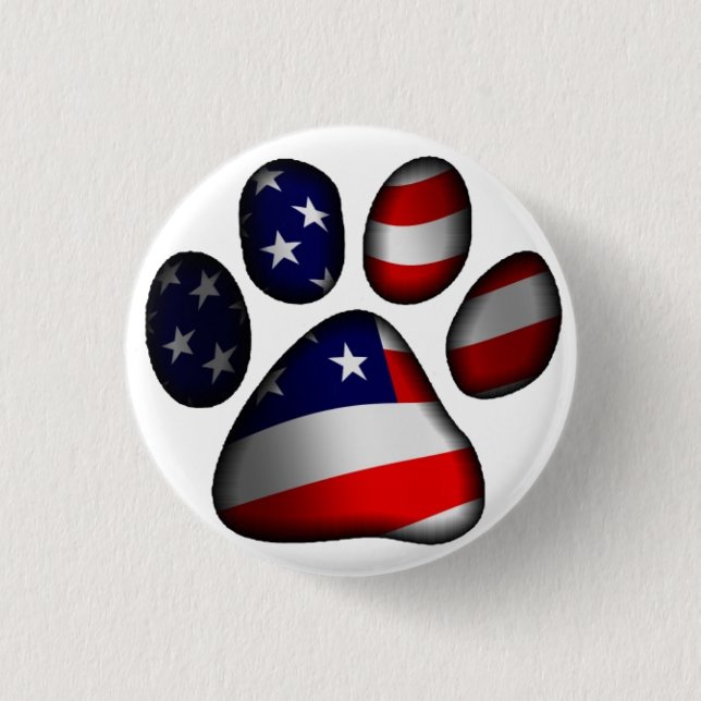 American Pooch 3 Cm Round Badge (Front)