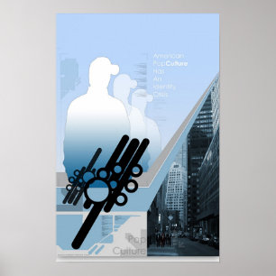 American Pop Culture Identity Crisis Poster