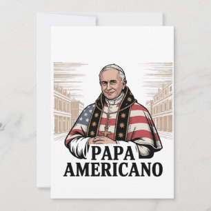 American Pope Leo Catholic Church Christian Faith Save The Date