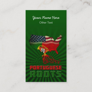 American Portuguese Roots Business Cards