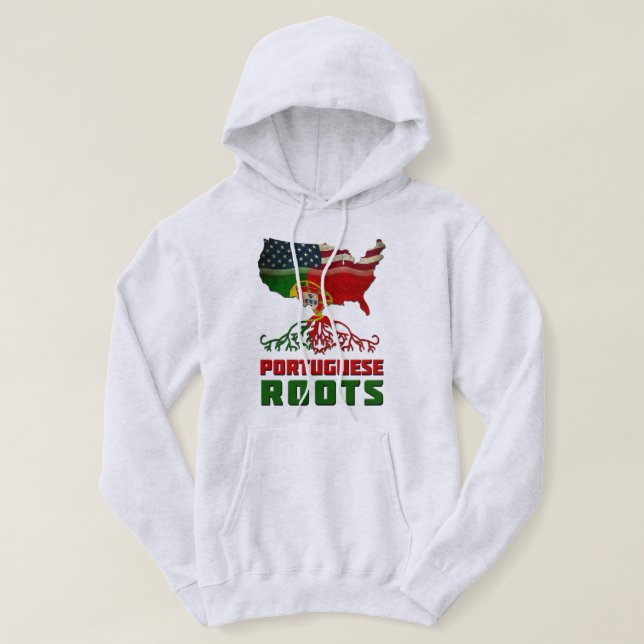 American Portuguese Roots Hoodie (Design Front)