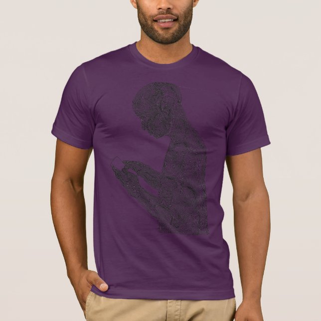 American Prayer T-Shirt (eggplant) (Front)