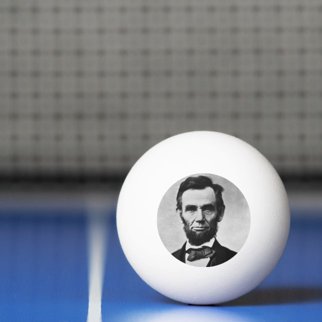 American President Abraham Lincoln, Civil War  Ping Pong Ball (Net)