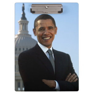 American President Barack Obama as US Senator Clipboard