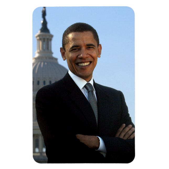 American President Barack Obama as US Senator  Magnet (Vertical)