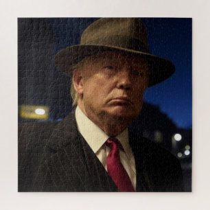 American President Donald Trump Godfather Jigsaw Puzzle
