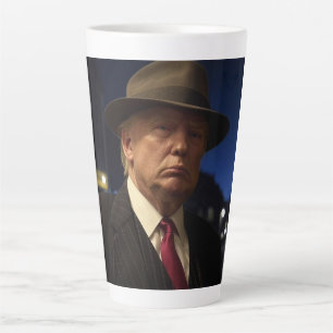 American President Donald Trump Godfather Latte Mug