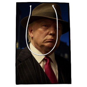American President Donald Trump Godfather Medium Gift Bag