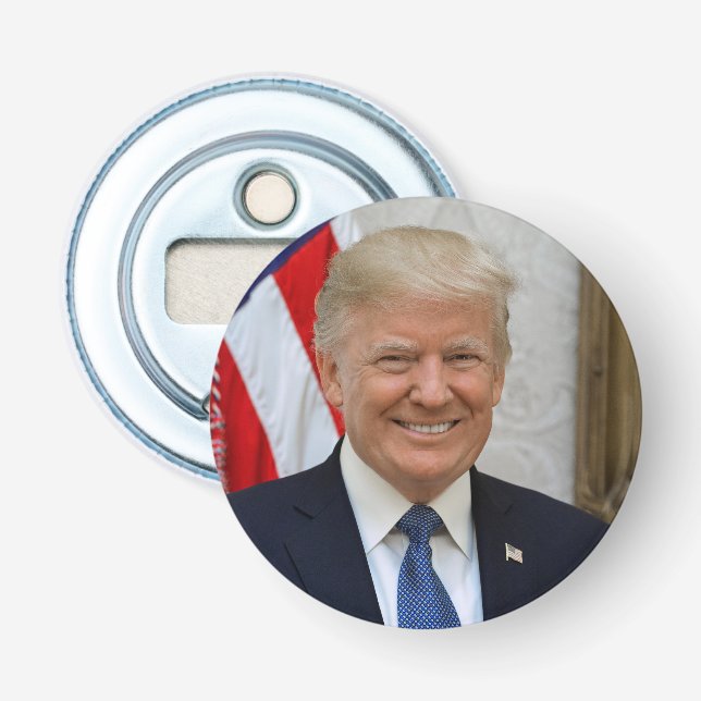 American President Donald Trump White House Bottle Opener (Front)