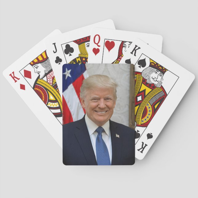 American President Donald Trump White House Playing Cards (Back)