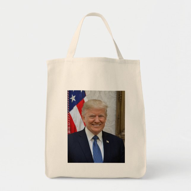 American President Donald Trump White House Tote Bag (Front)