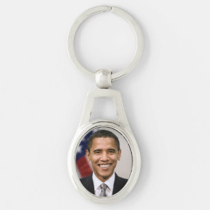 American President Elect Barack Obama  Key Ring