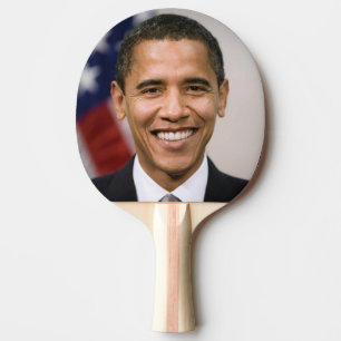American President Elect Barack Obama Ping Pong Paddle