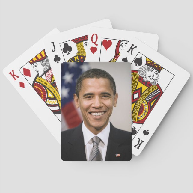 American President Elect Barack Obama  Playing Cards (Back)