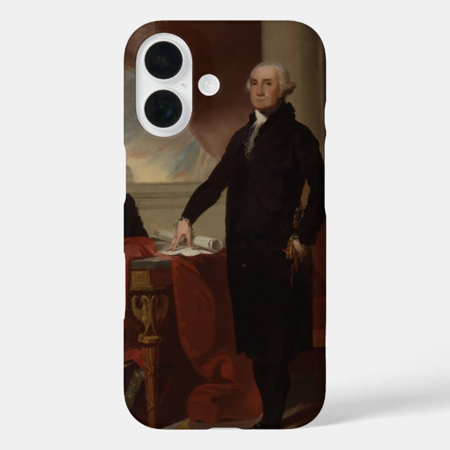 American President George Washington Lansdowne  Case-Mate iPhone Case (Back)