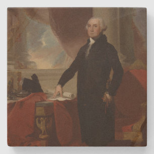 American President George Washington Lansdowne Stone Coaster