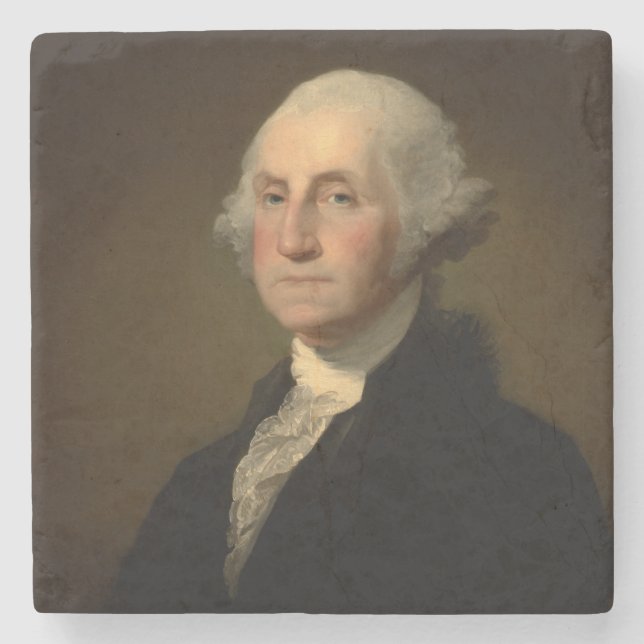 American President George Washington, Stuart Stone Coaster (Front)