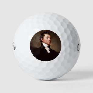 American President James Monroe Portrait Golf Balls