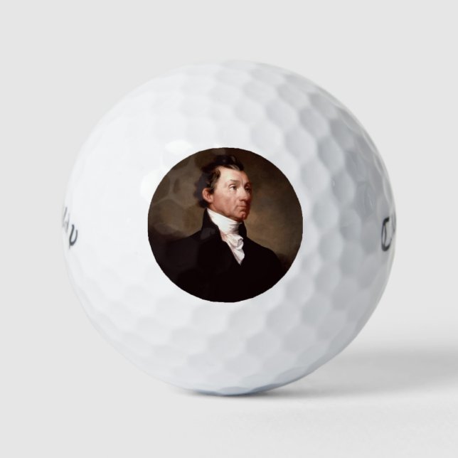 American President James Monroe Portrait Golf Balls (Front)