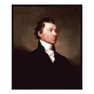 American President James Monroe Portrait Photo Print