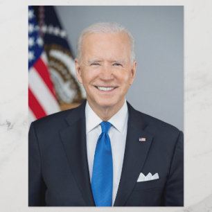 American President Joe Biden White House Photo Flyer