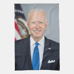 American President Joe Biden White House Photo  Tea Towel