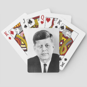 American President John Kennedy Presidential Photo Playing Cards