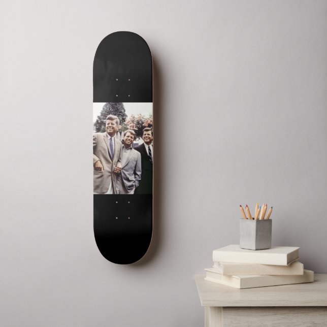 American President John Kennedy & Robert & Ted Skateboard (Wall Art)