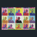 American President Obama Cool Modern Pop Art 36x24 Faux Canvas Print<br><div class="desc">Pop Art version of Obama's first term presidential portrait (2009). In a February 2009 poll conducted in Western Europe and the U.S. by Harris Interactive for France 24 and the International Herald Tribune,  Obama was rated as the most respected world leader,  as well as the most powerful.</div>