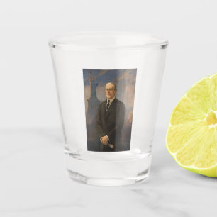 American President Woodrow Wilson & Liberty Shot Glass