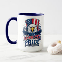 American Pride Bald Eagle Patriotic Coffee Mug