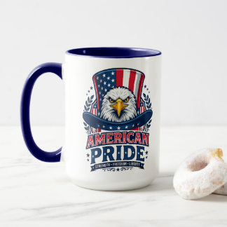 American Pride Bald Eagle Patriotic Coffee Mug