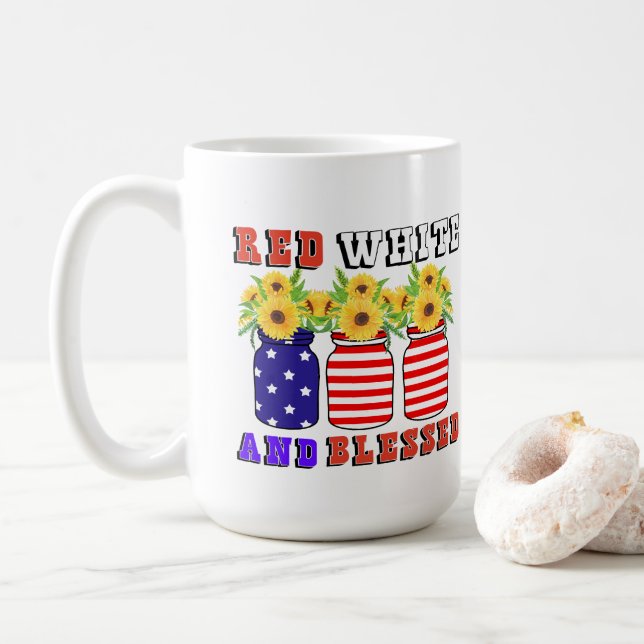 American Pride Coffee Mug (With Donut)