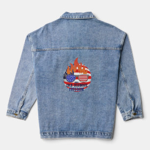 American pride denim jacket