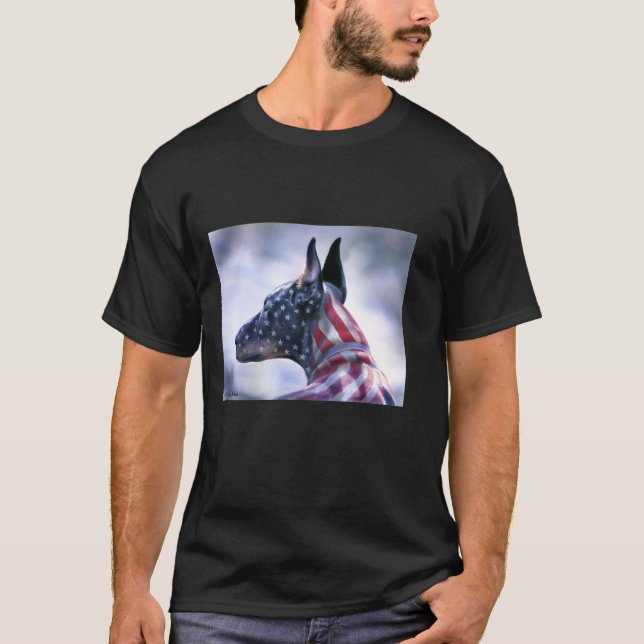 American Pride Doberman T-Shirt (Front)
