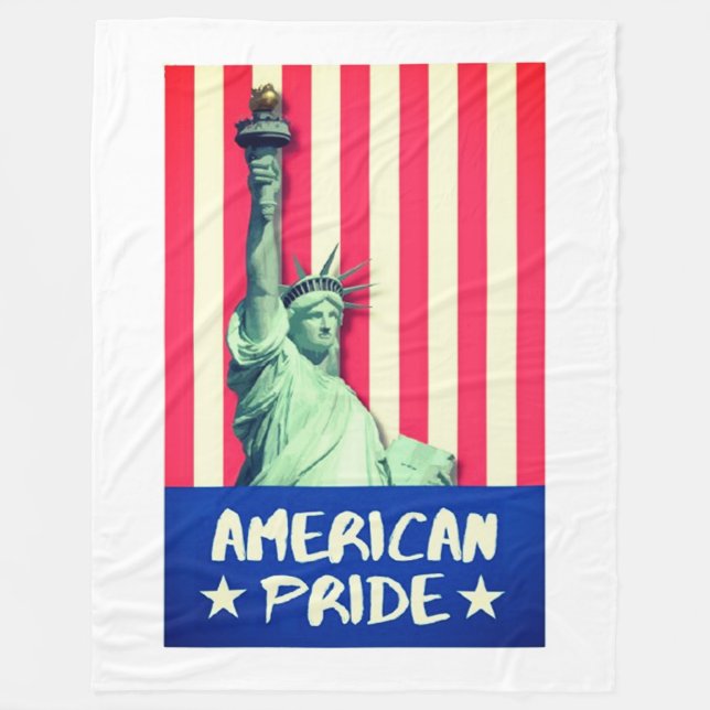 American pride fleece blanket (Front)
