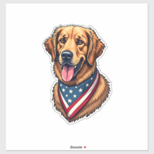 American Pride Golden Retriever Vintage Shirt