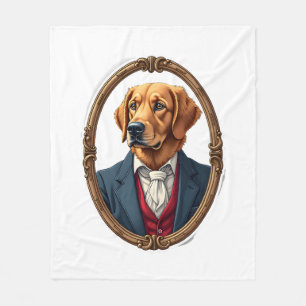 American Pride Golden Retriever Vintage Shirt 4 Fleece Blanket