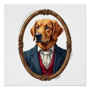 American Pride Golden Retriever Vintage Shirt 4 Poster