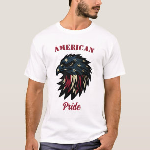 American Pride, Patriotic Red White Blue Eagle T-Shirt