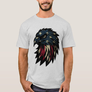 American Pride, Patriotic Red White Blue Eagle T-Shirt