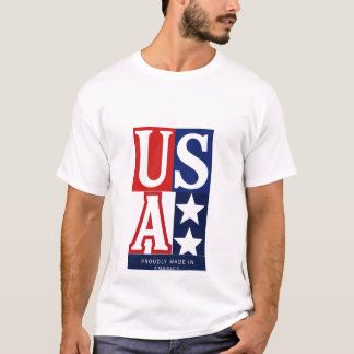 American Pride: Proudly Made in America Graphic T-Shirt