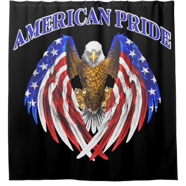 American Pride Shower Curtain (Front)