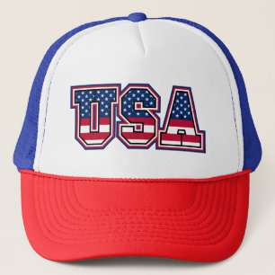 American Pride USA Custom Trucker Hat