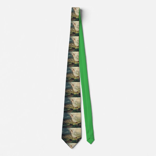 American Progress by John Gast Frontier Art Tie (Front)